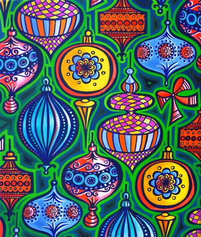 Christmas Baubles by Jane Tattersfield